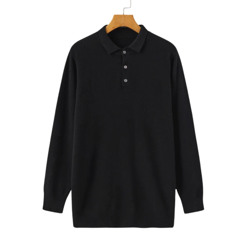 Polo en Cachemire 100% Style Old Money