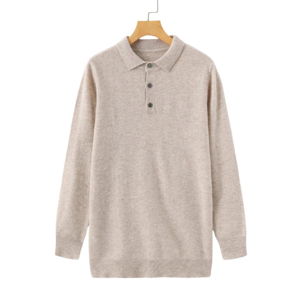 Polo en Cachemire 100% Style Old Money