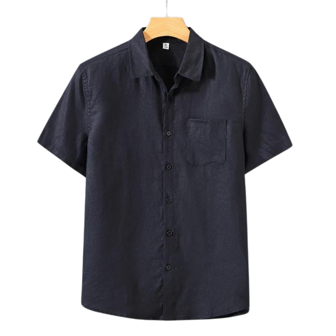 Cannes – Chemise en lin (manches courtes)