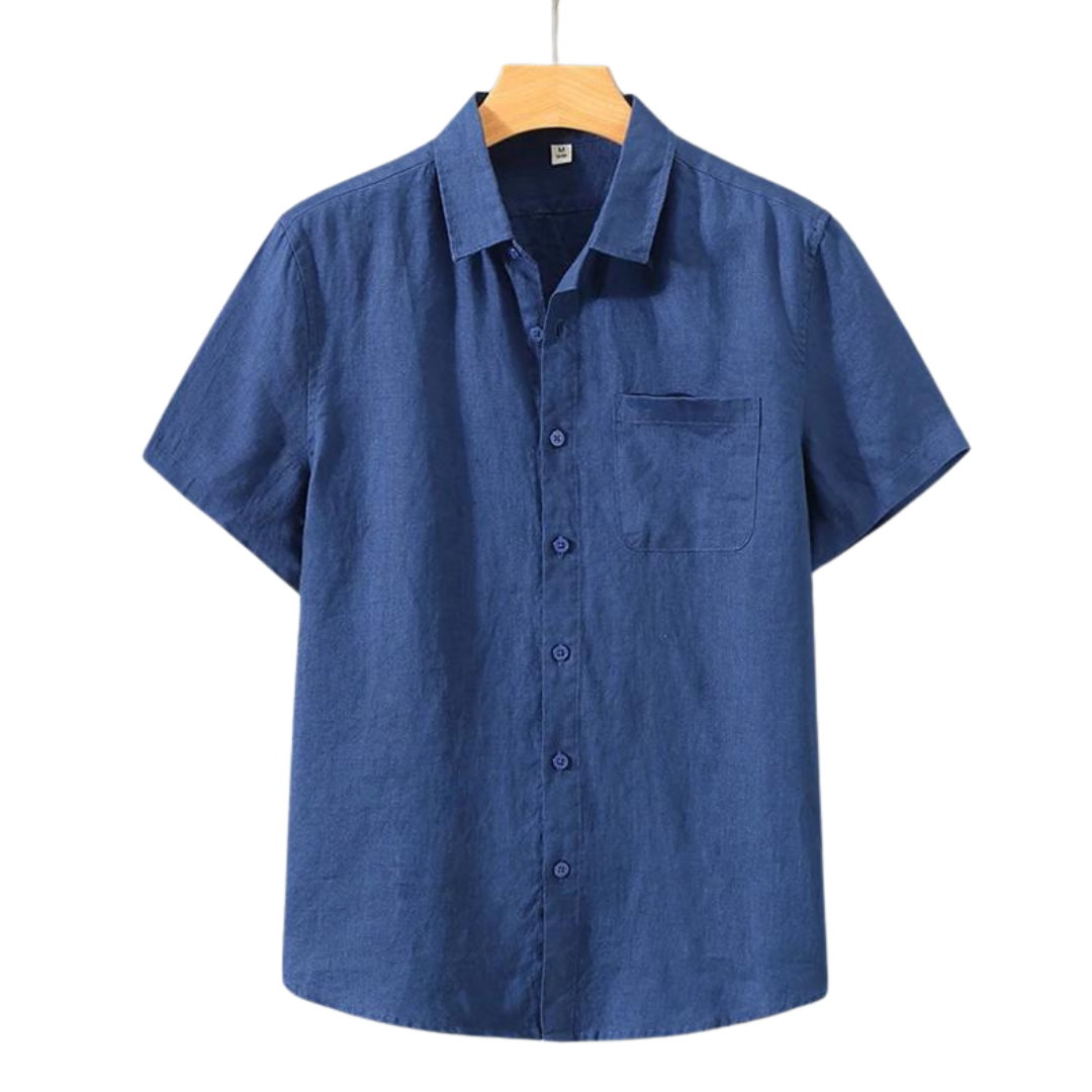 Cannes – Chemise en lin (manches courtes)