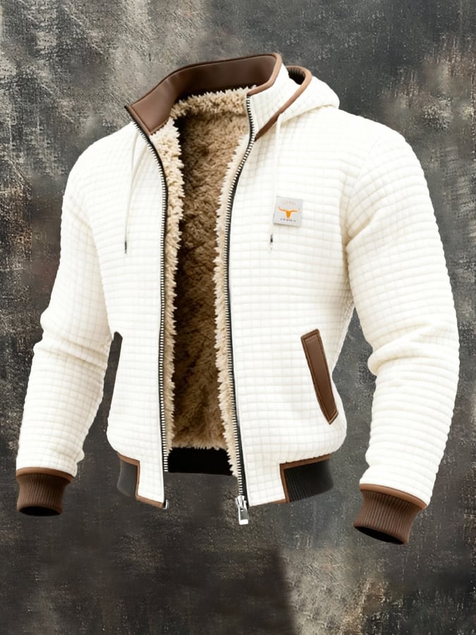 MAISON CLÉMENT PARIS™ | VESTE HIVER MATELASSÉE À INTÉRIEUR SHERPA