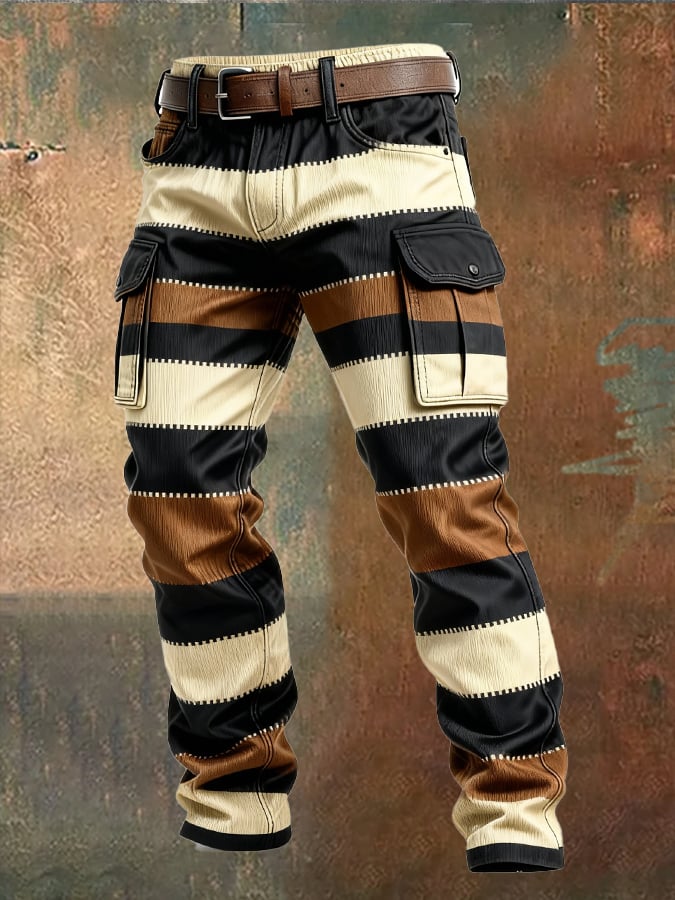 MAISON CLÉMENT PARIS™ | PANTALON CARGO PATCHWORK HOMME