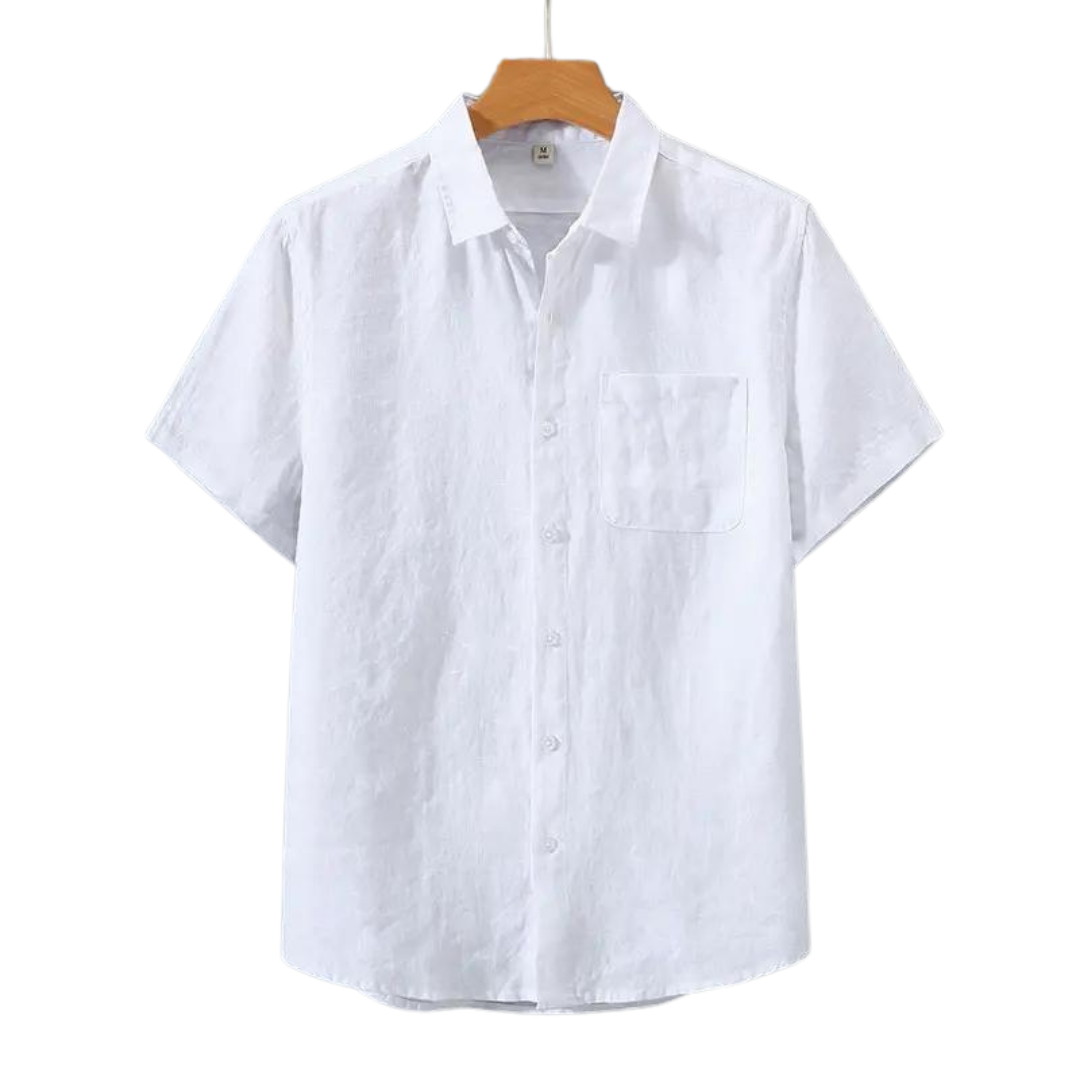 Cannes – Chemise en lin (manches courtes)