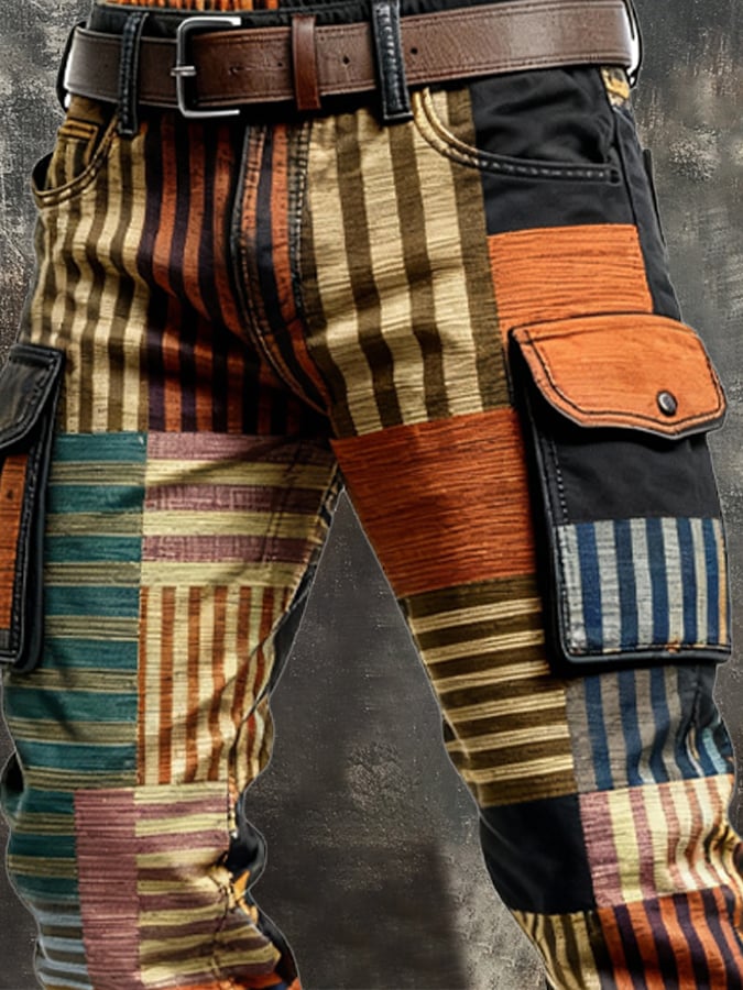 MAISON CLÉMENT PARIS™ | PANTALON CARGO PATCHWORK HOMME