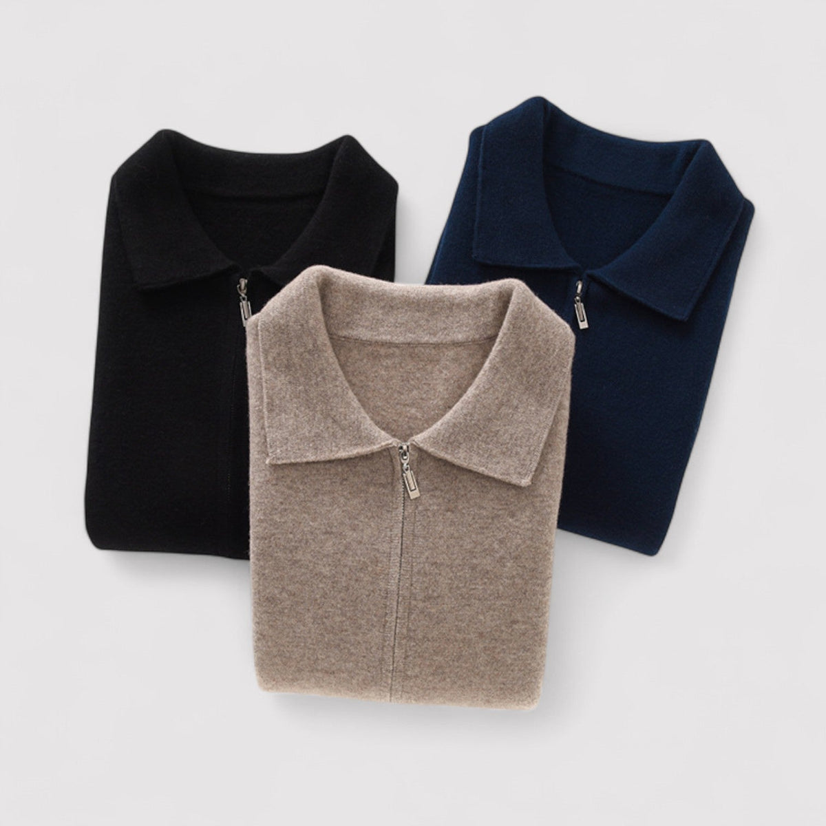 Lazaro – Gilet en Cachemire Élégant - Look Élégant/Professionnel pour Hommes