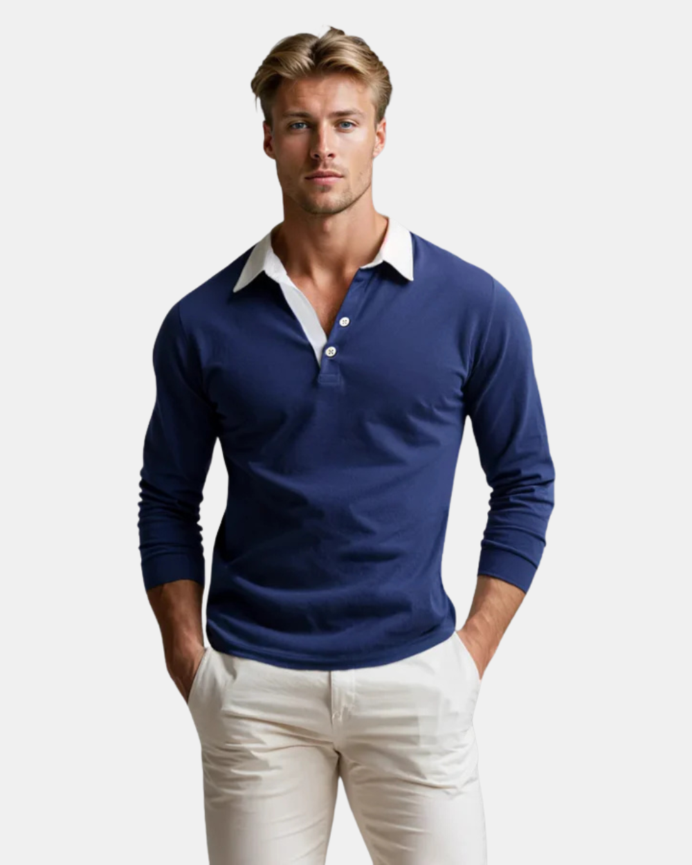 Adrian - Pull Polo Décontracté