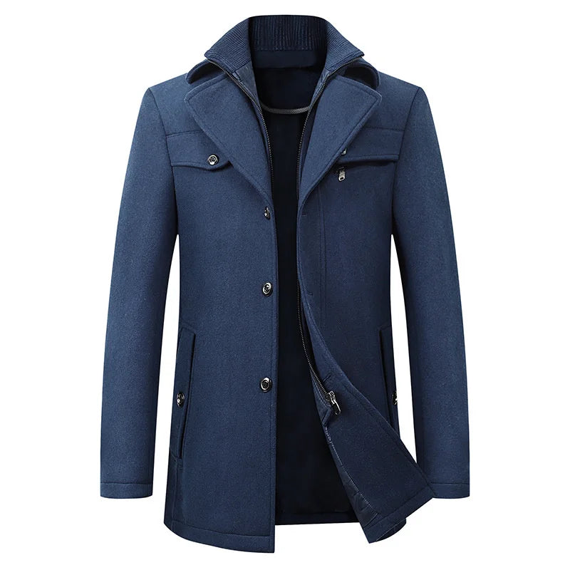 Andrew - Manteau d'Hiver Business Décontracté Imperméable