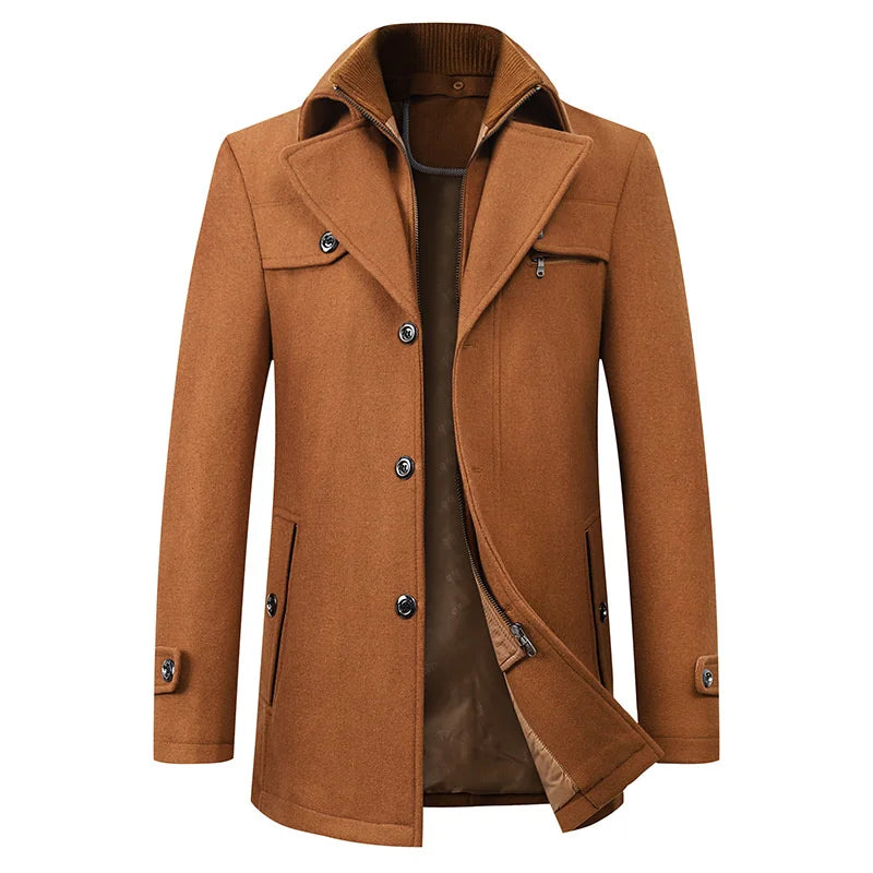 Andrew - Manteau d'Hiver Business Décontracté Imperméable