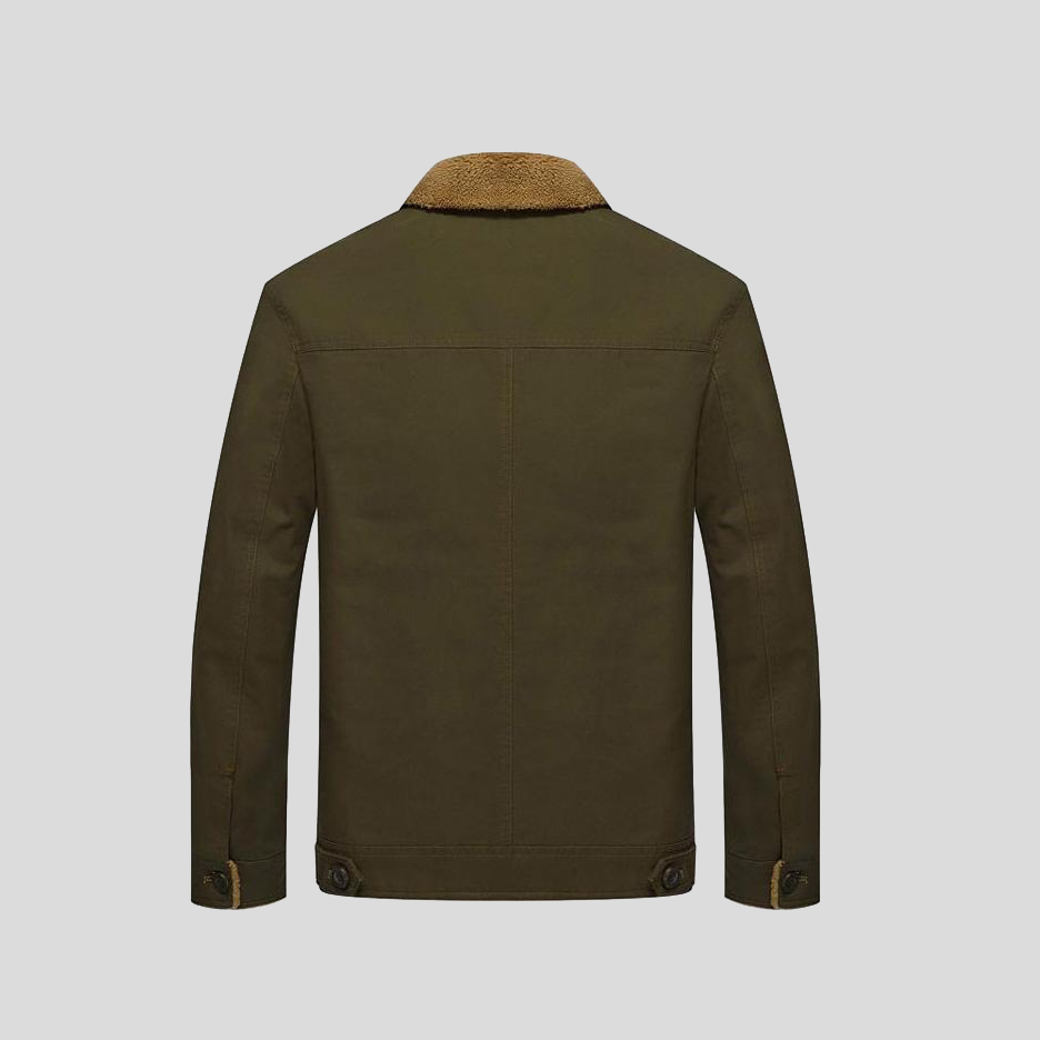 Armand – Veste peau lainée