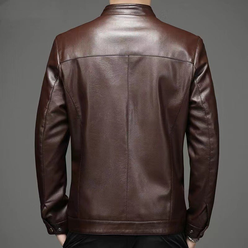 Mario - Veste en Cuir Décontractée 2025