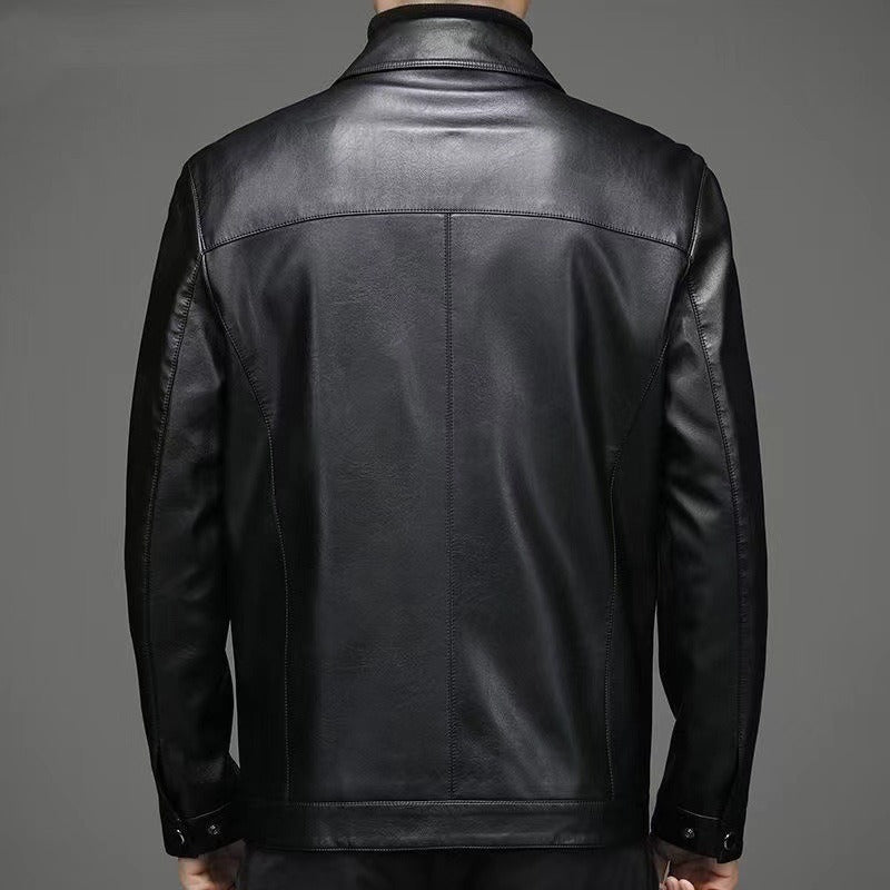 Mario - Veste en Cuir Décontractée 2025