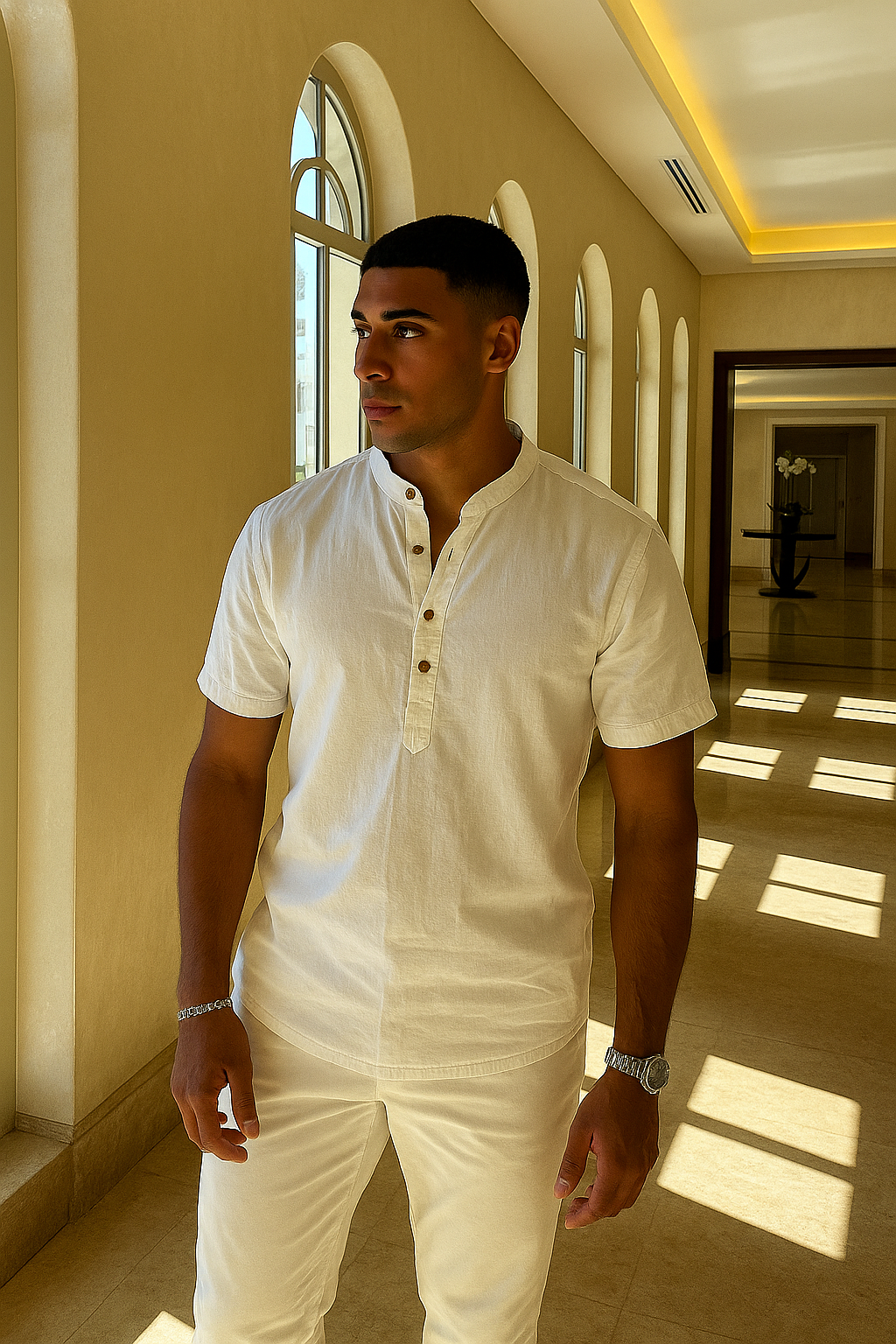 Chemise en lin Amalfi