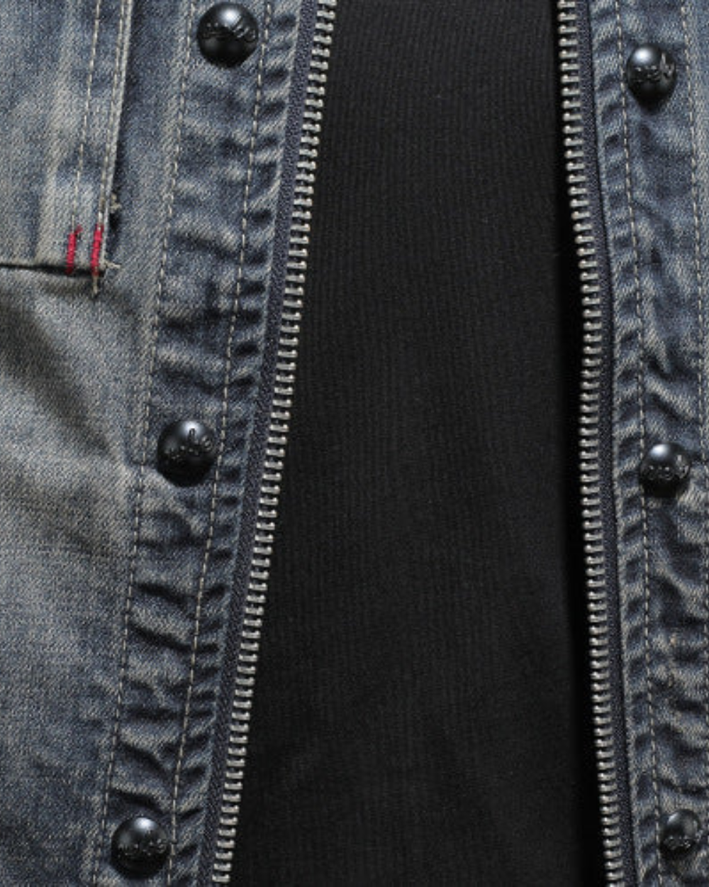 Milano - Veste en denim bleue