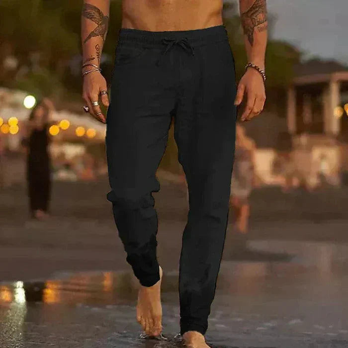 Dominic – Pantalon en Lin Respirant
