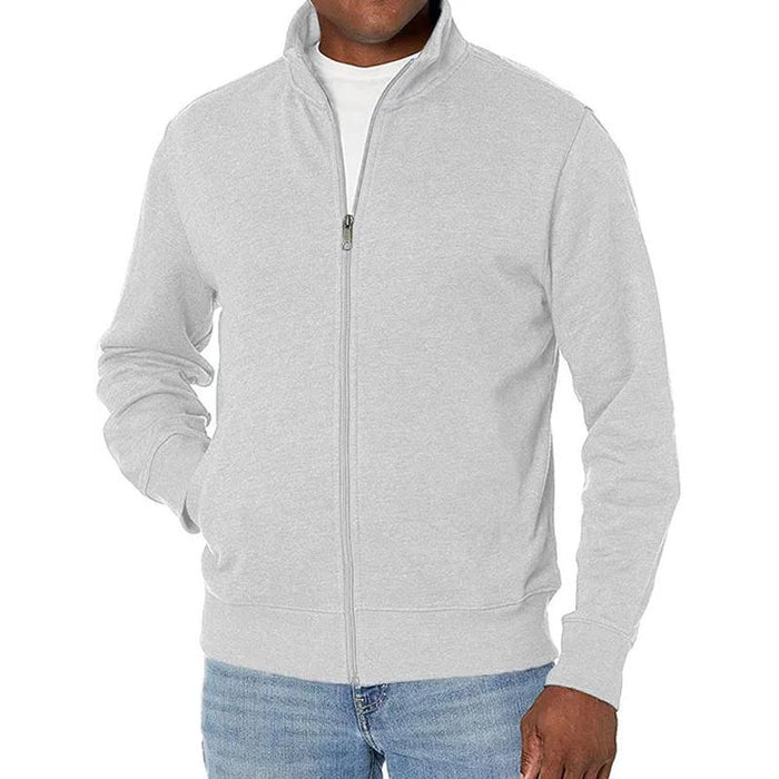 Veste classique à fermeture éclair complète pour hommes