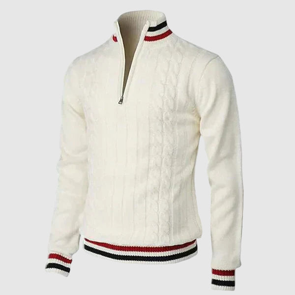 Pull à Fermeture Éclair Classique pour Homme