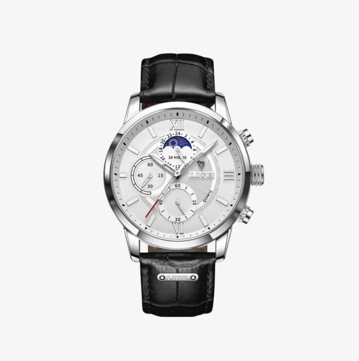 Montre de luxe avec design artisanal et bracelet en cuir | Maison Clément Paris