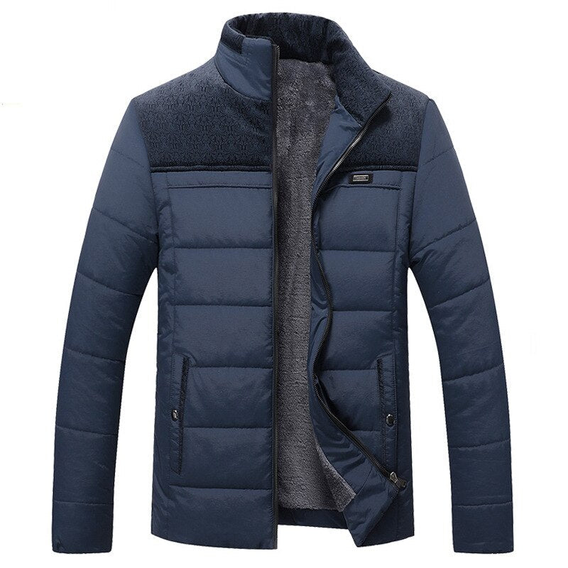 Veste en polaire bicolore de luxe pour hommes