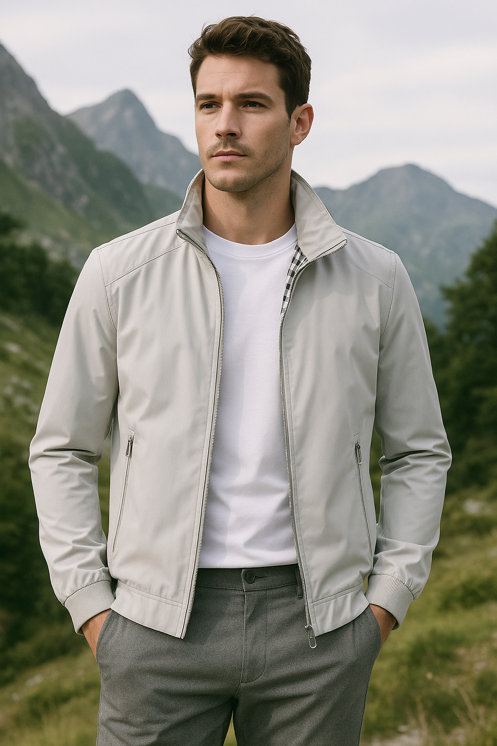 Mark – Veste à fermeture éclair complète