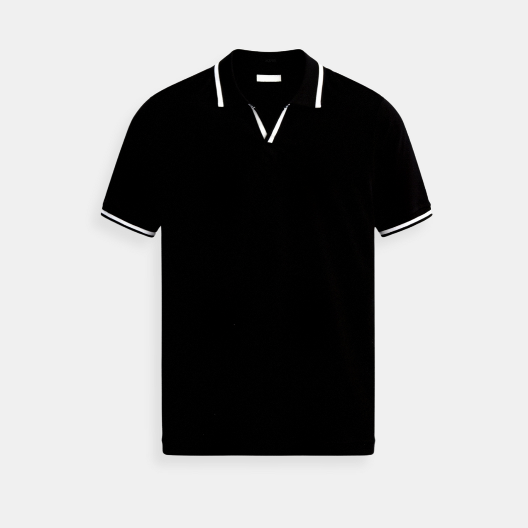 Polo slim ajusté à contraste – Maison Clément Paris