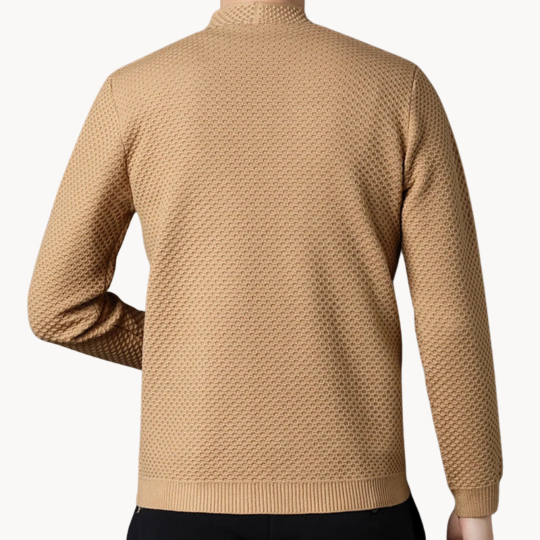 Melchor - Cardigan tricoté Old Money