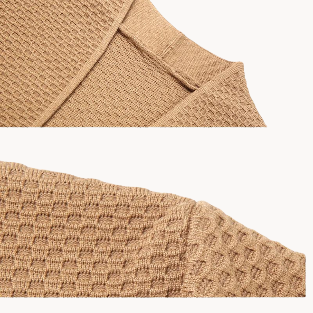 Melchor - Cardigan tricoté Old Money