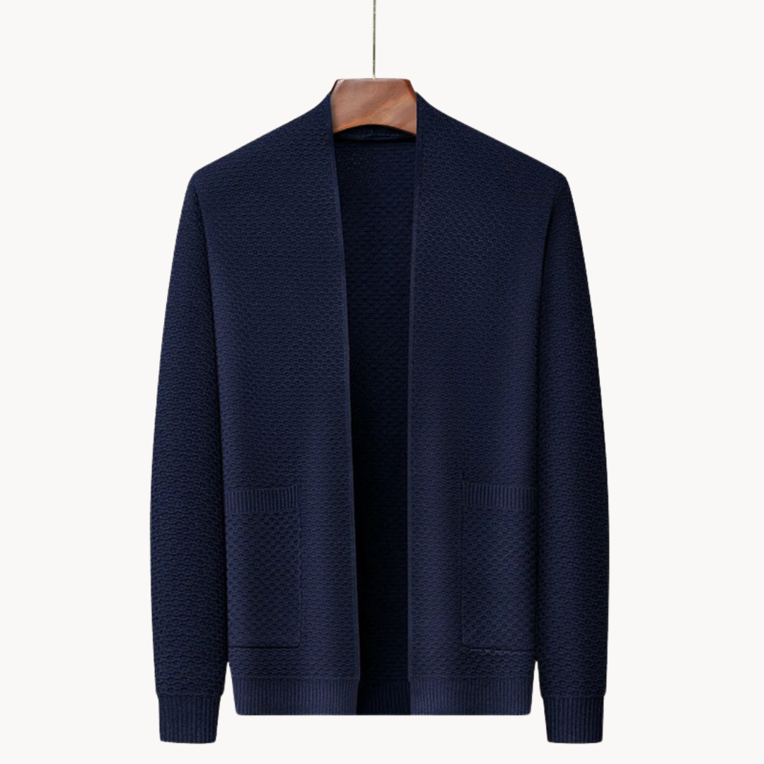 Melchor - Cardigan tricoté Old Money