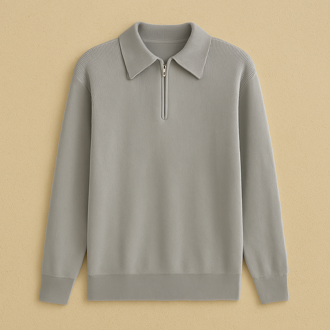 Old Money – Polo en maille à manches longues