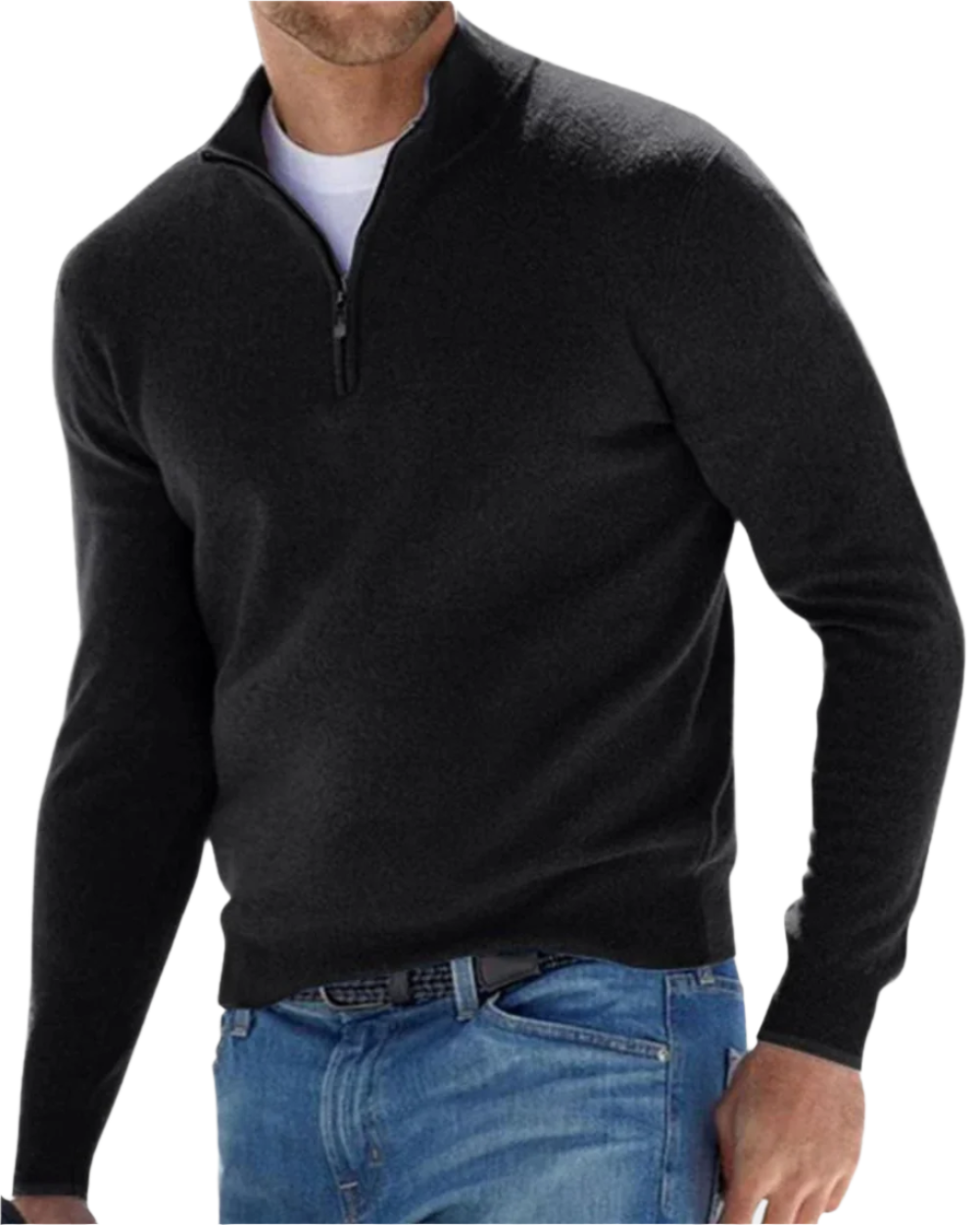 Pull zippé élégant