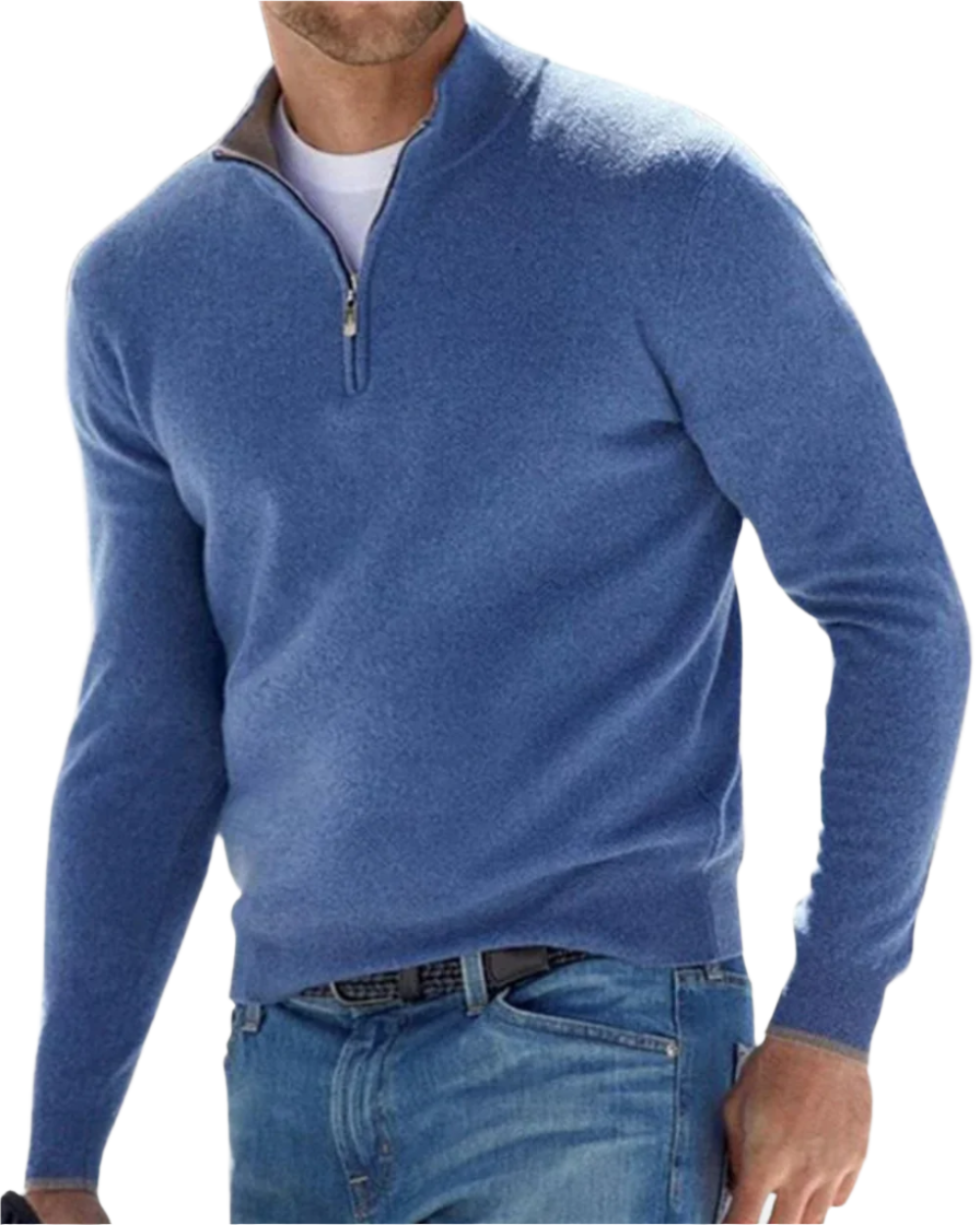 Pull zippé élégant