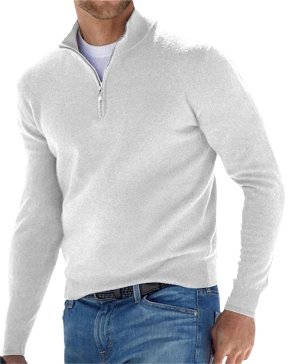 Pull zippé élégant