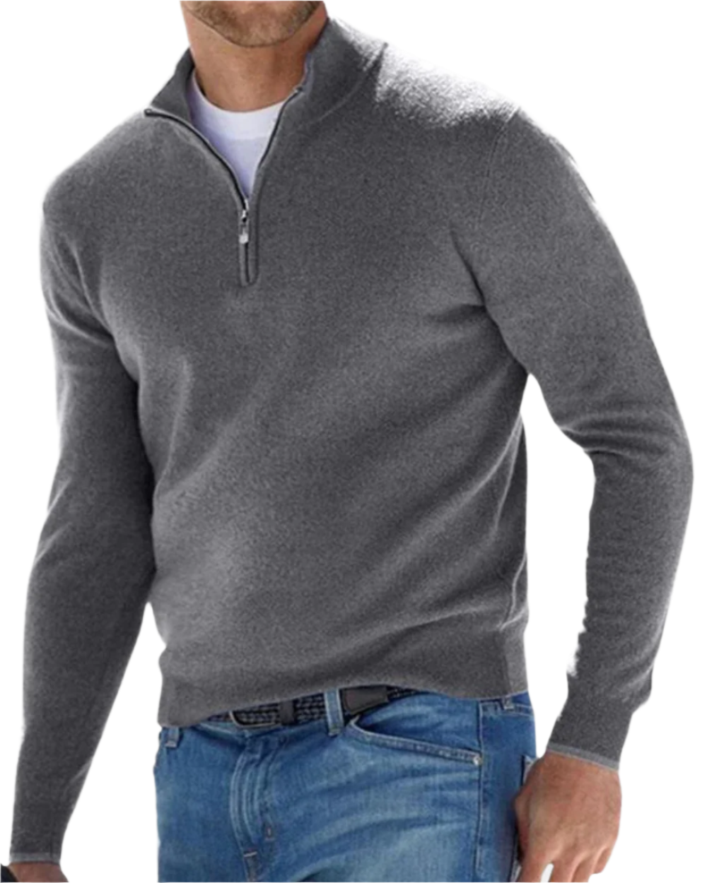 Pull zippé élégant