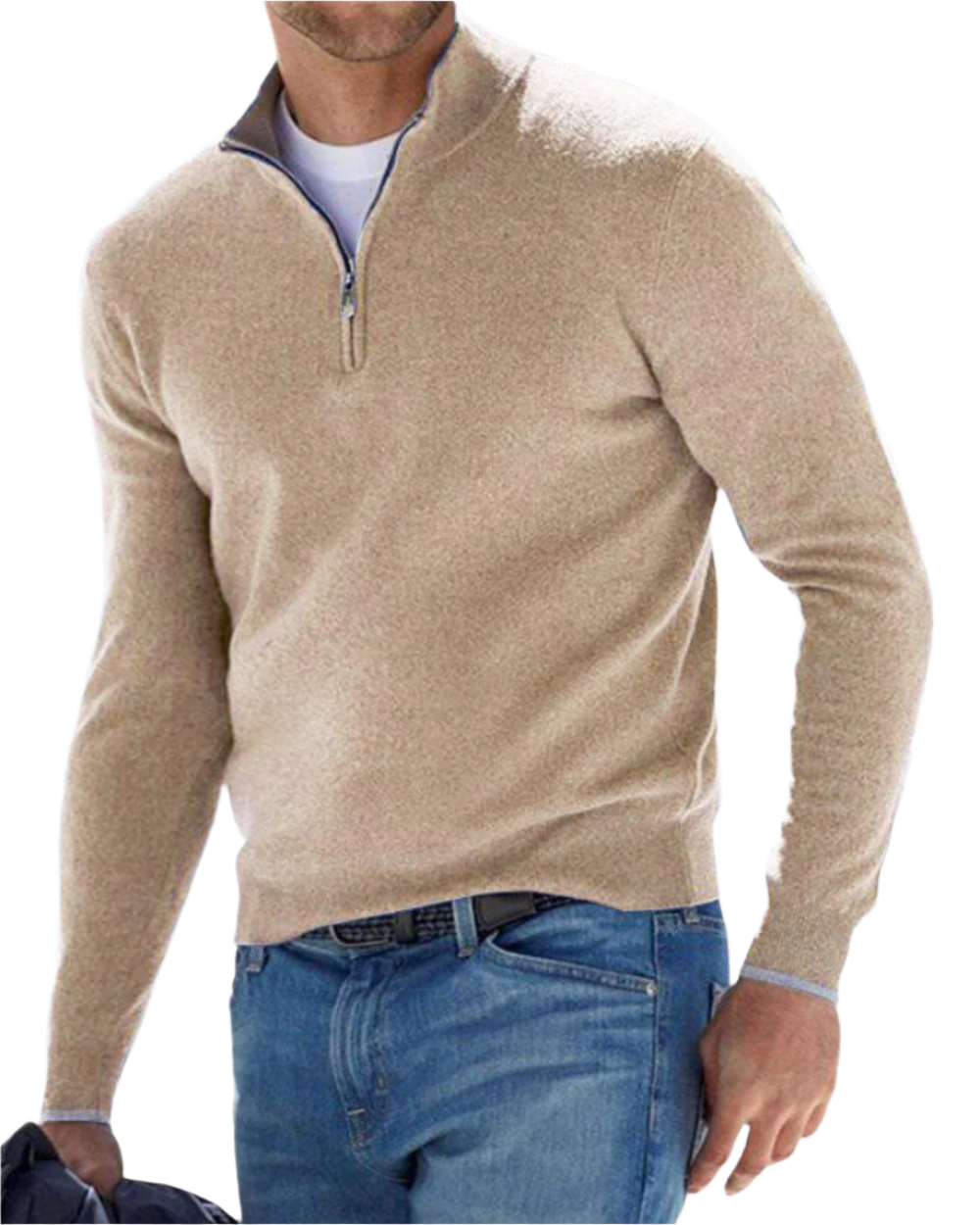 Pull zippé élégant