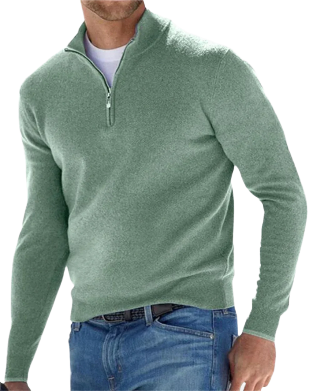 Pull zippé élégant