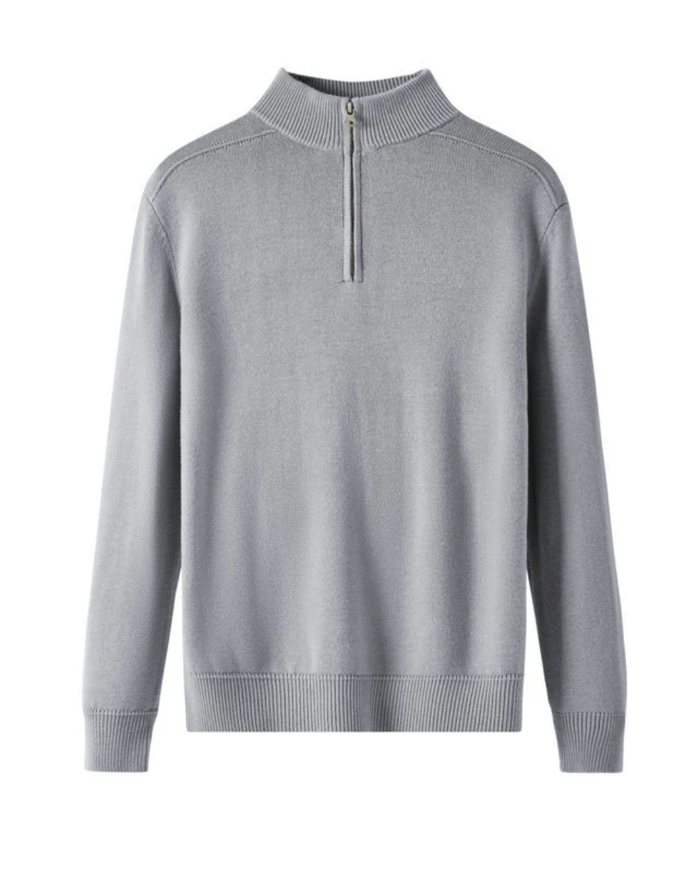 Pull zippé en laine mérinos Capri