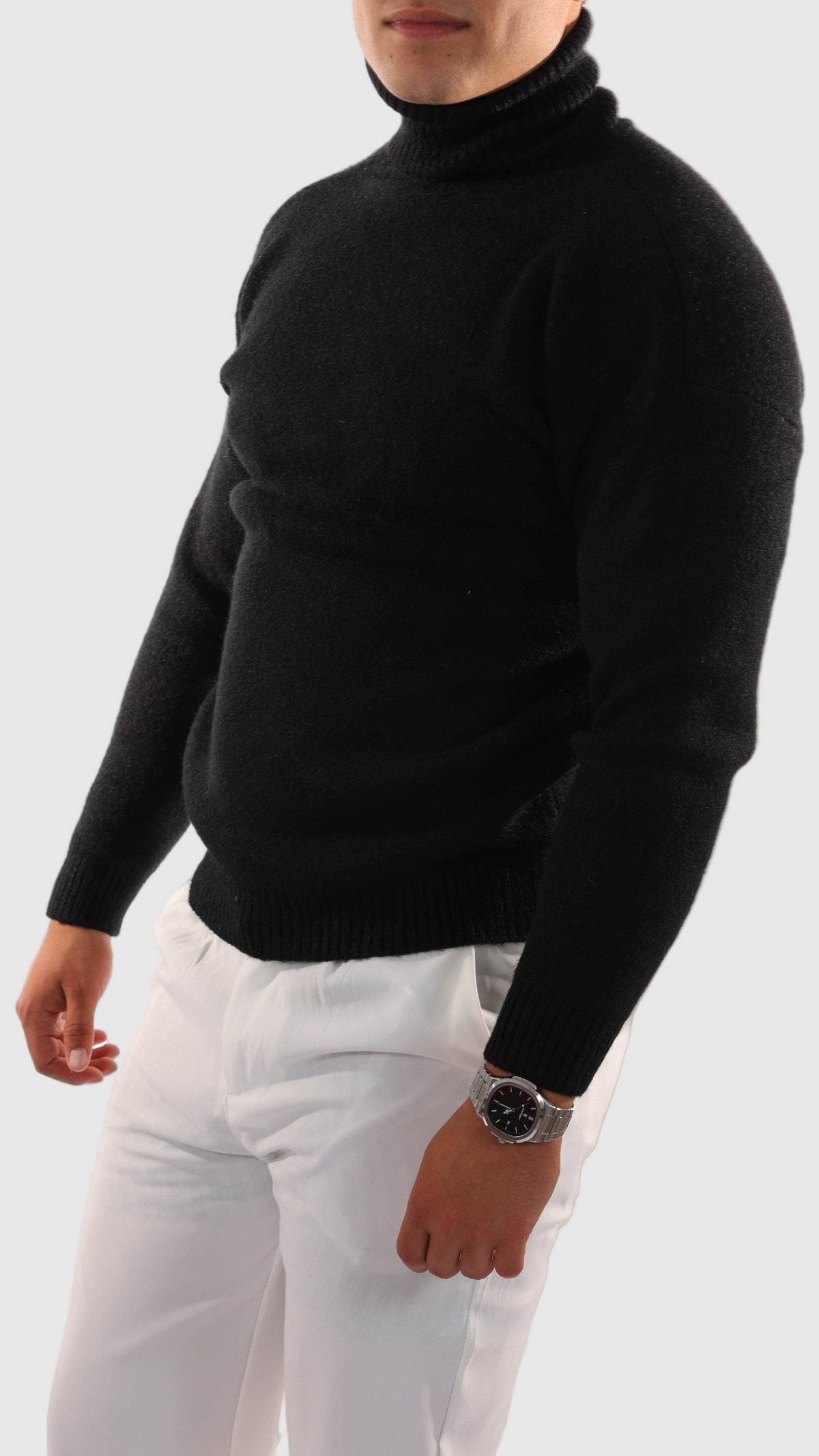 Reginal - Pull Col Roulé en Cachemire Old Money