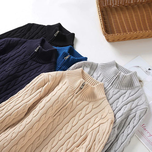 Maison Clément Paris | Old Money Pull Demi-Zip
