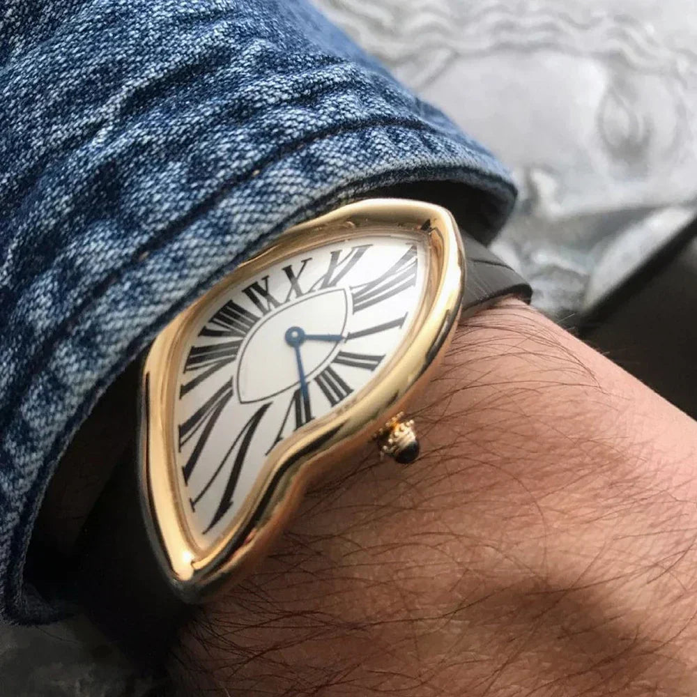 Crash – Montre en cuir suisse