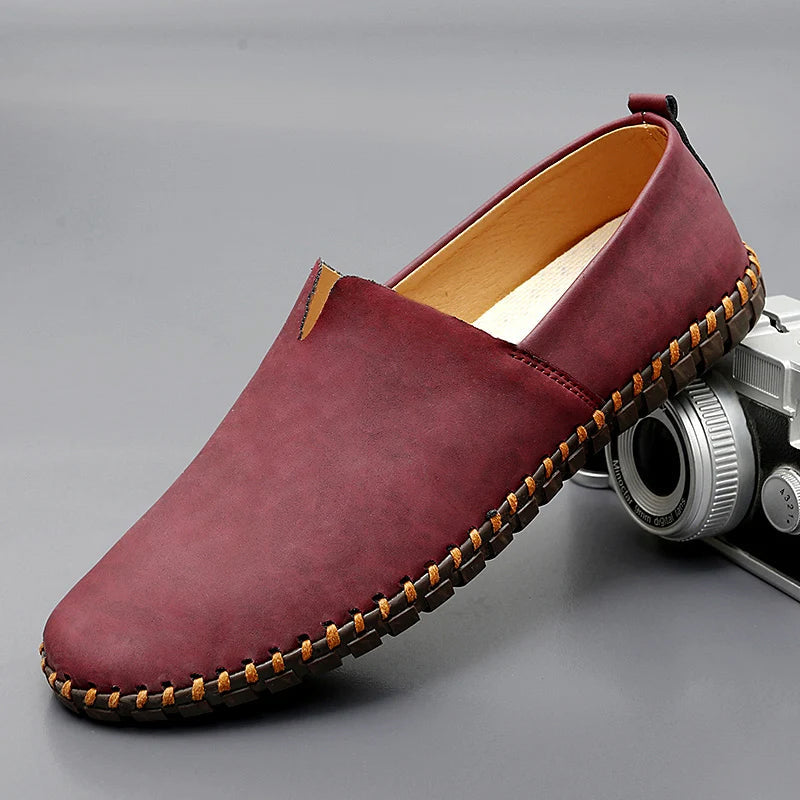 Santorini Mocassins en Cuir