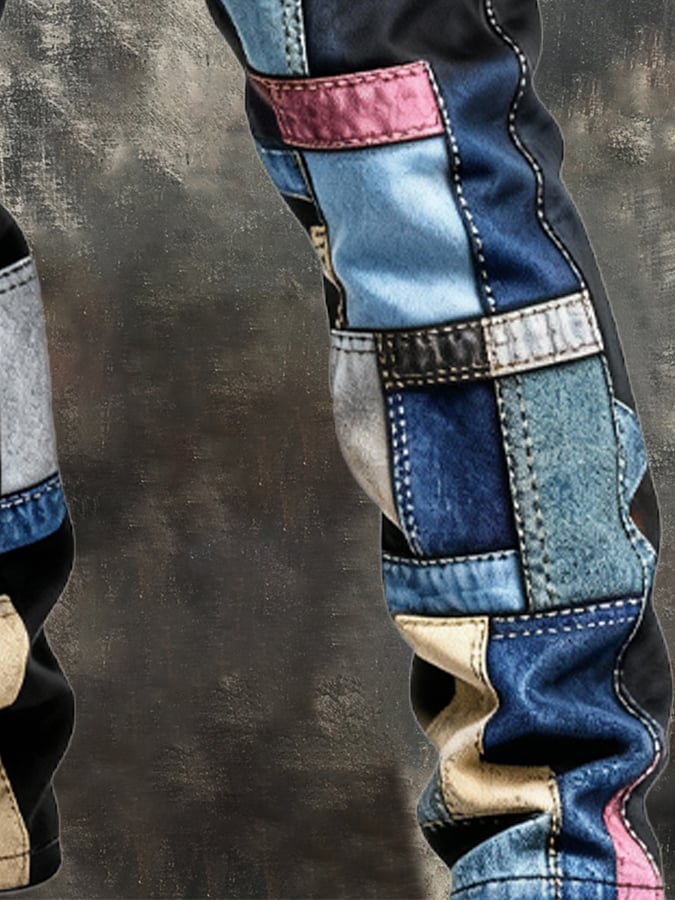 MAISON CLÉMENT PARIS™ | PANTALON CARGO PATCHWORK HOMME