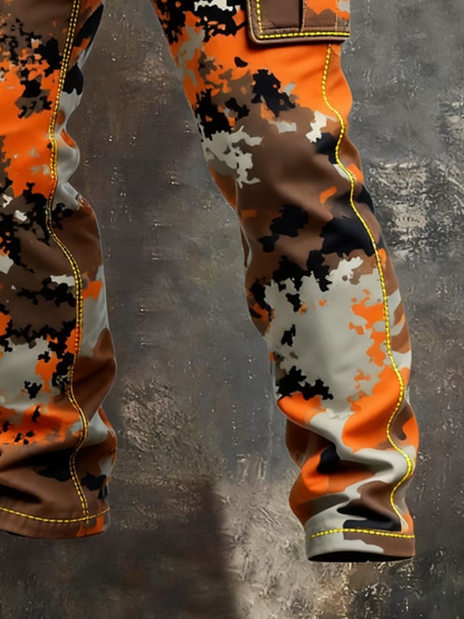 MAISON CLÉMENT PARIS™ | PANTALON CARGO CAMOUFLAGE HOMME TACTIQUE