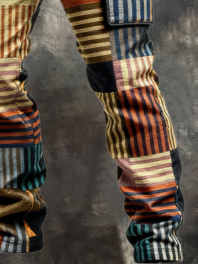 MAISON CLÉMENT PARIS™ | PANTALON CARGO PATCHWORK HOMME