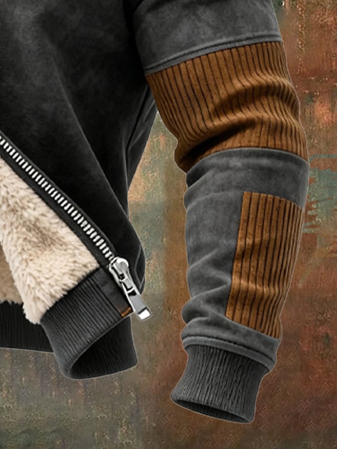 MAISON CLÉMENT PARIS™ | VESTE AVIATEUR HOMME À CAPUCHE FOURRÉE