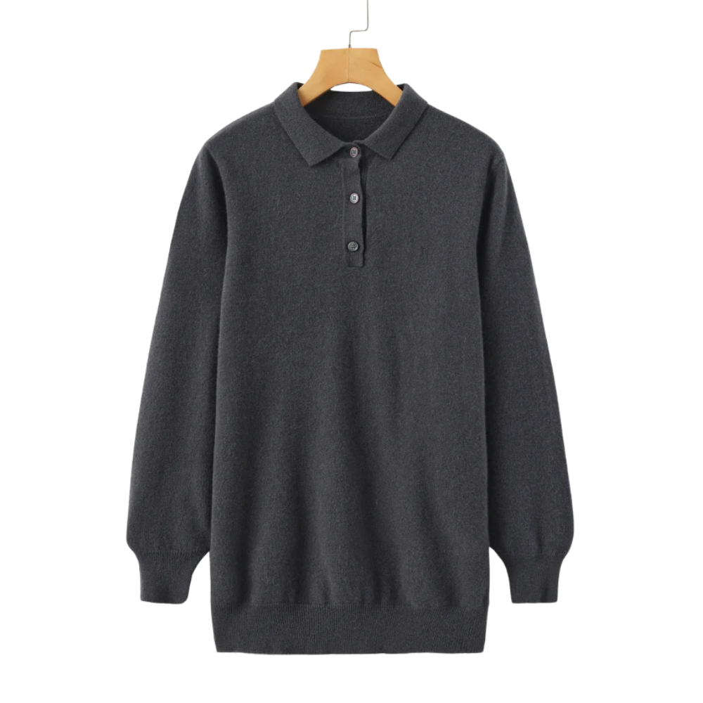 Polo en Cachemire 100% Style Old Money