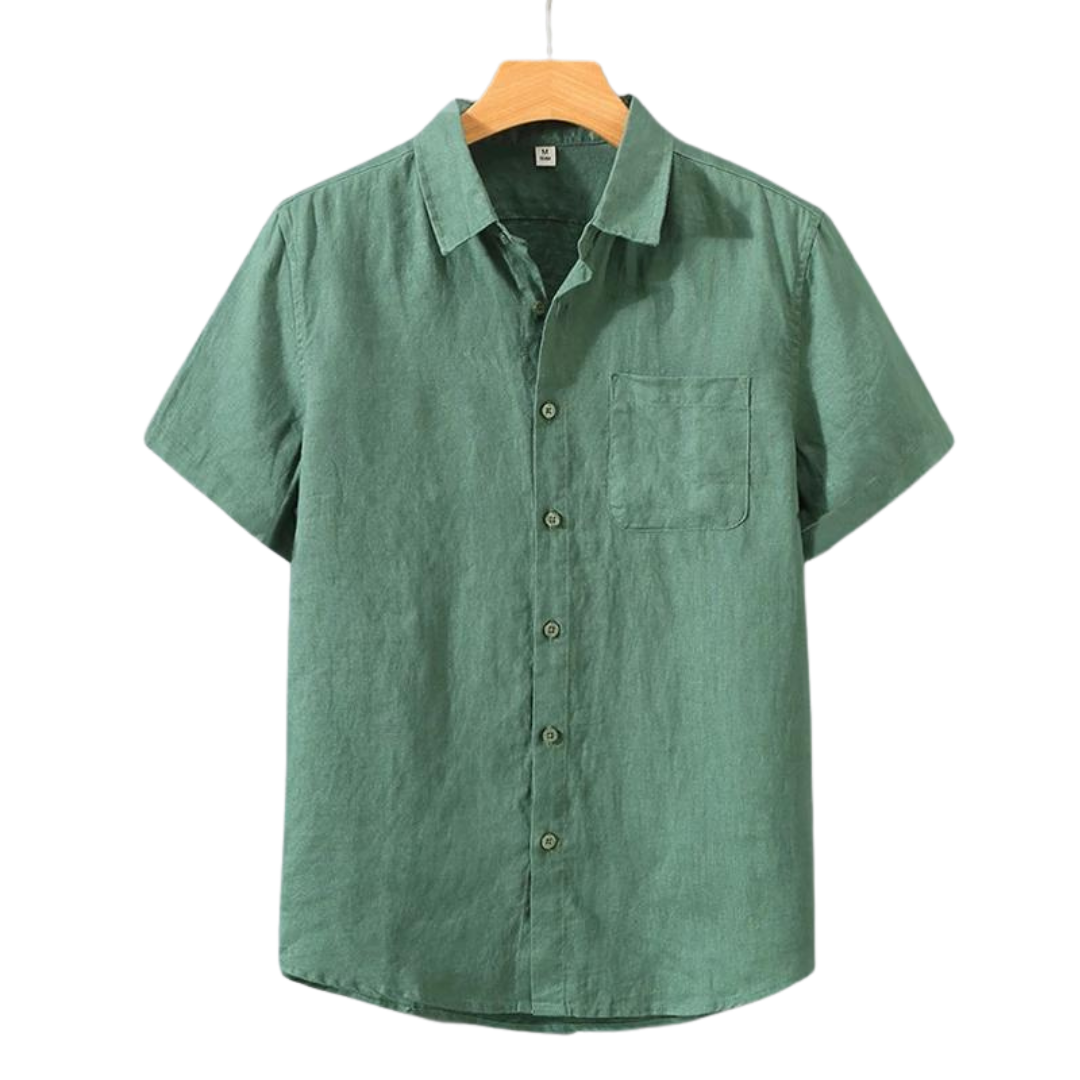 Cannes – Chemise en lin (manches courtes)