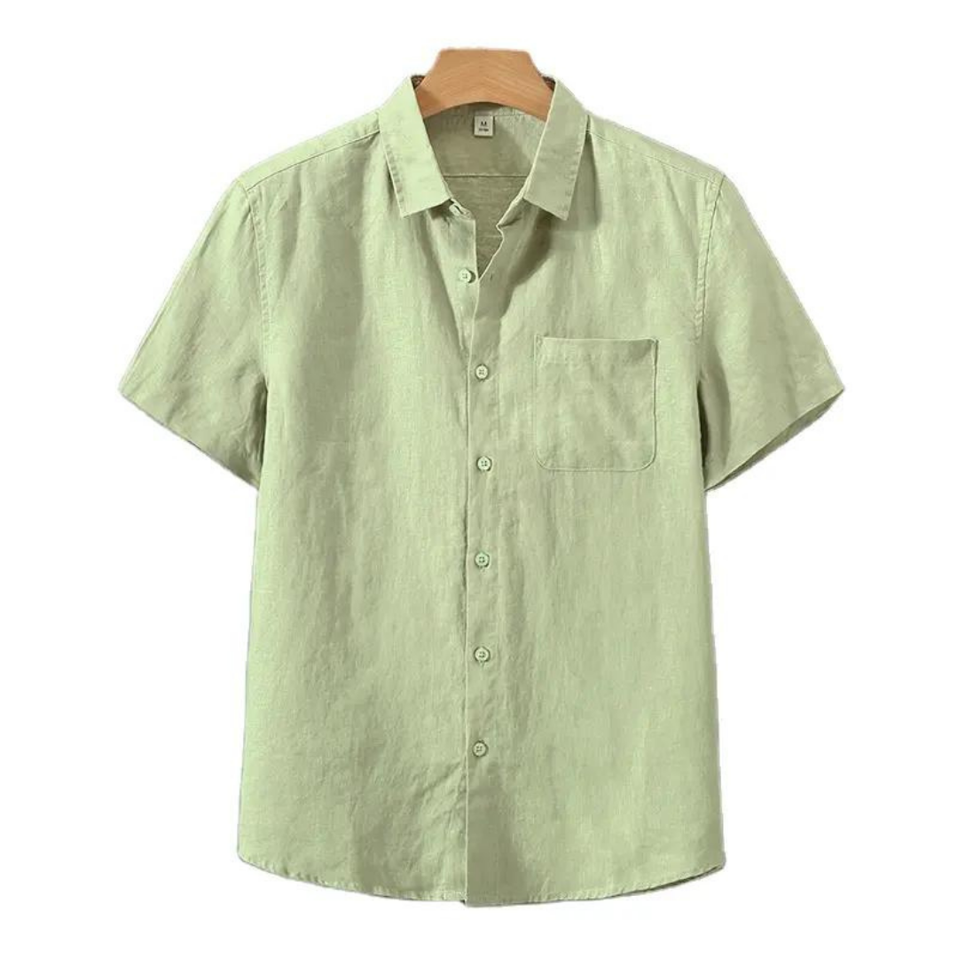 Cannes – Chemise en lin (manches courtes)