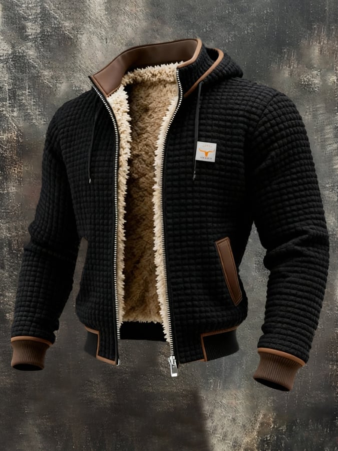 MAISON CLÉMENT PARIS™ | VESTE HIVER MATELASSÉE À INTÉRIEUR SHERPA
