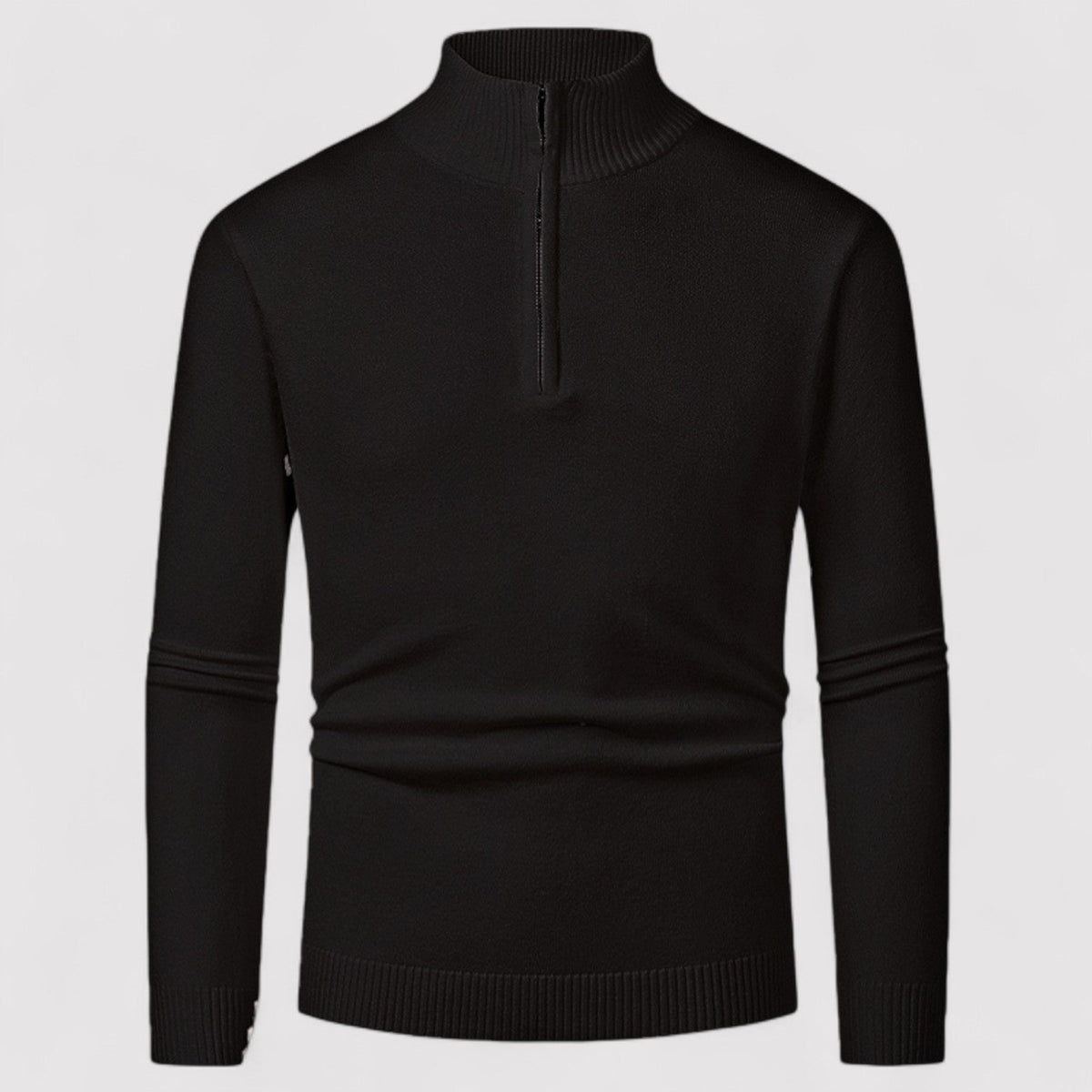 Gilet à col roulé pour hommes avec demi-zip – Nouveau style 2025