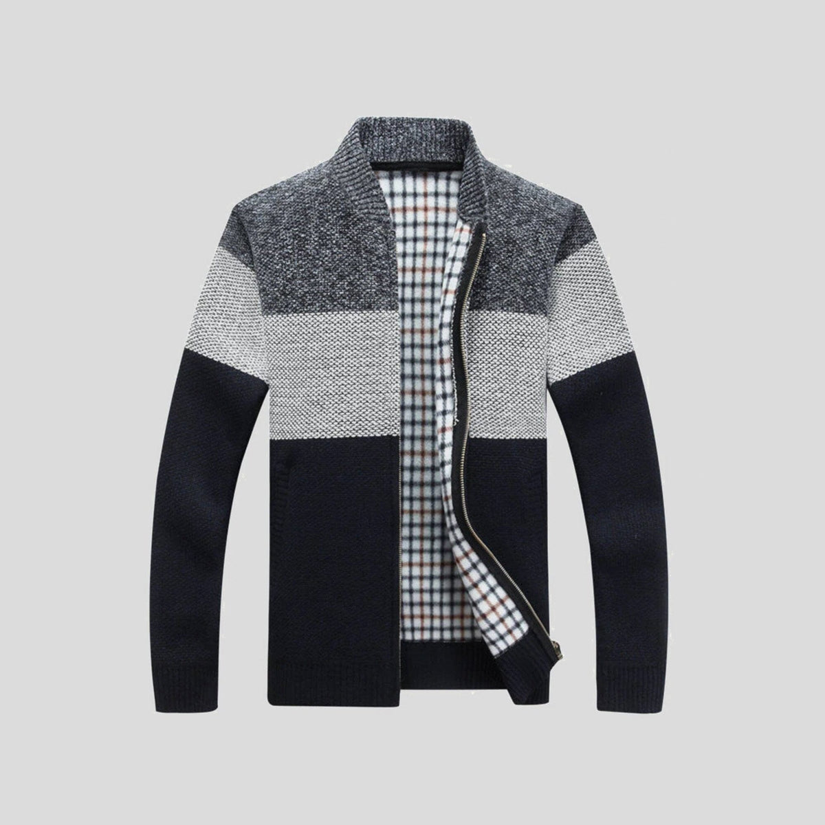 Adrien – Veste tricotée chaude