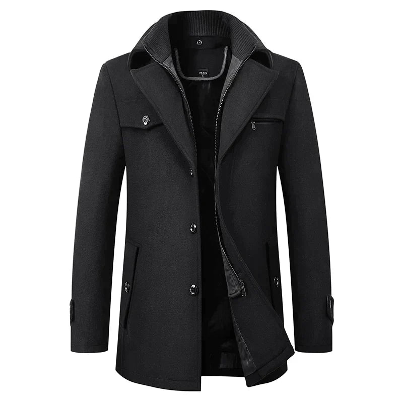 Andrew - Manteau d'Hiver Business Décontracté Imperméable